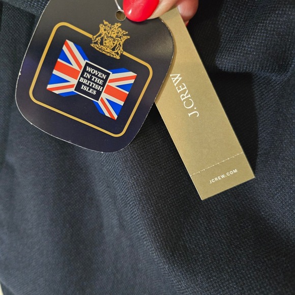 J Crew Ludlow Slim Fit Trousers Navy Wool Blend Dress Pants Men's W28 L32 - Picture 7 of 13